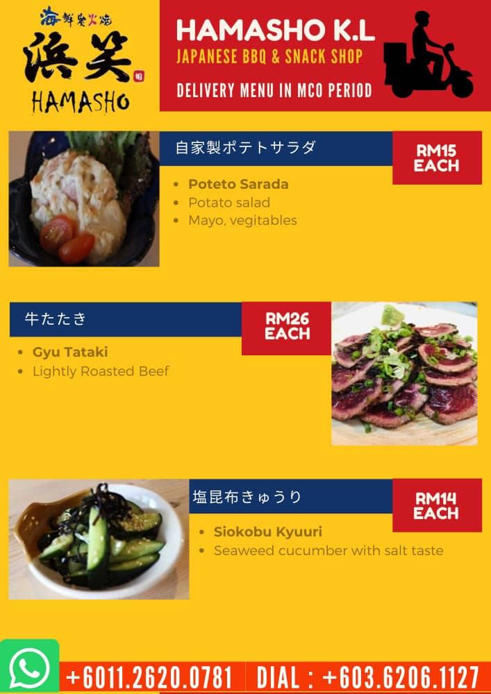 Hamasho Menu TK International Sdn Bhd